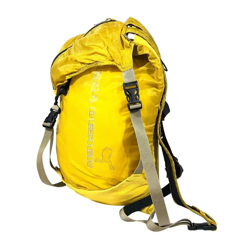 Dana Design Kompressor Packable Daypack Backpack Yellow Lightweight